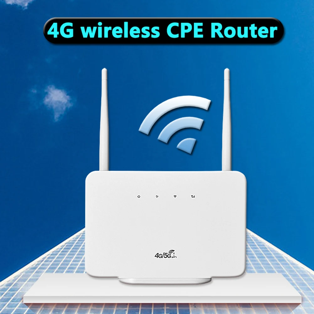 4G LTE CPE המודם נתב להקה כפולה מהדר מגבר אות 300Mbps ארוך טווח 4G נתב אלחוטי למודם חיצוני אנטנה בבית.