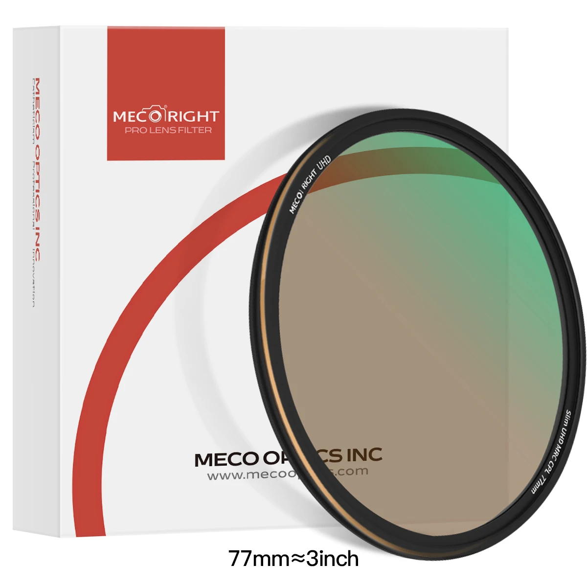 Mecoright MRC מקטב CPL מסנן Lossless סלים Ultrathin 3.8 מ 