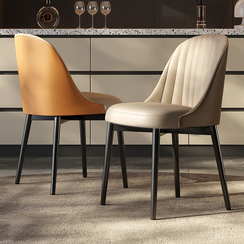 חדר מודרני, כיסאות האוכל חתונה קישוט חדר שינה מינימליסטי איפור כיסאות בסגנון נורדי קפה בר לופט Cadeira רהיטים