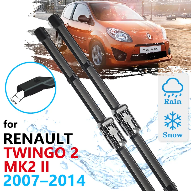 עבור רנו Twingo 2 MK2 II 2007 2008 2009 2010 2011 2012 2013 2014 השמשה הקדמית השמשה הקדמית ברכב אביזרים לרכב לפני למגב