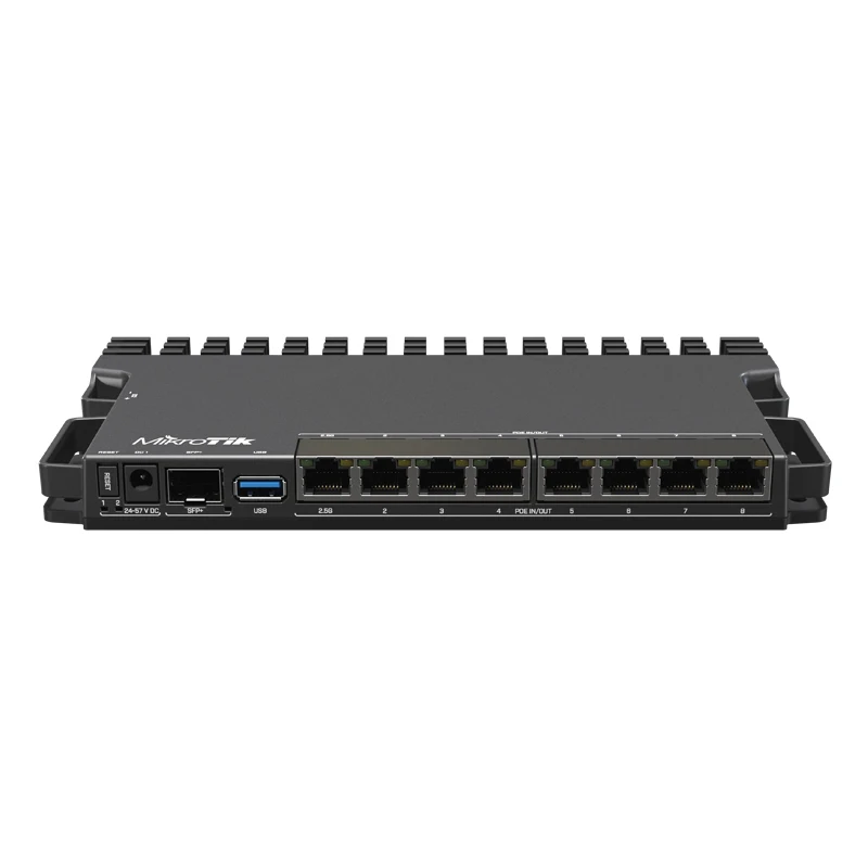 Mikrotik RB5009UPr+S+ב RB5009 נתב עם פו-ב-ו-פו-על כל היציאות, קטנים ובינוניים ספקיות אינטרנט. 2.5/10 Ethernet Gigabit SFP+