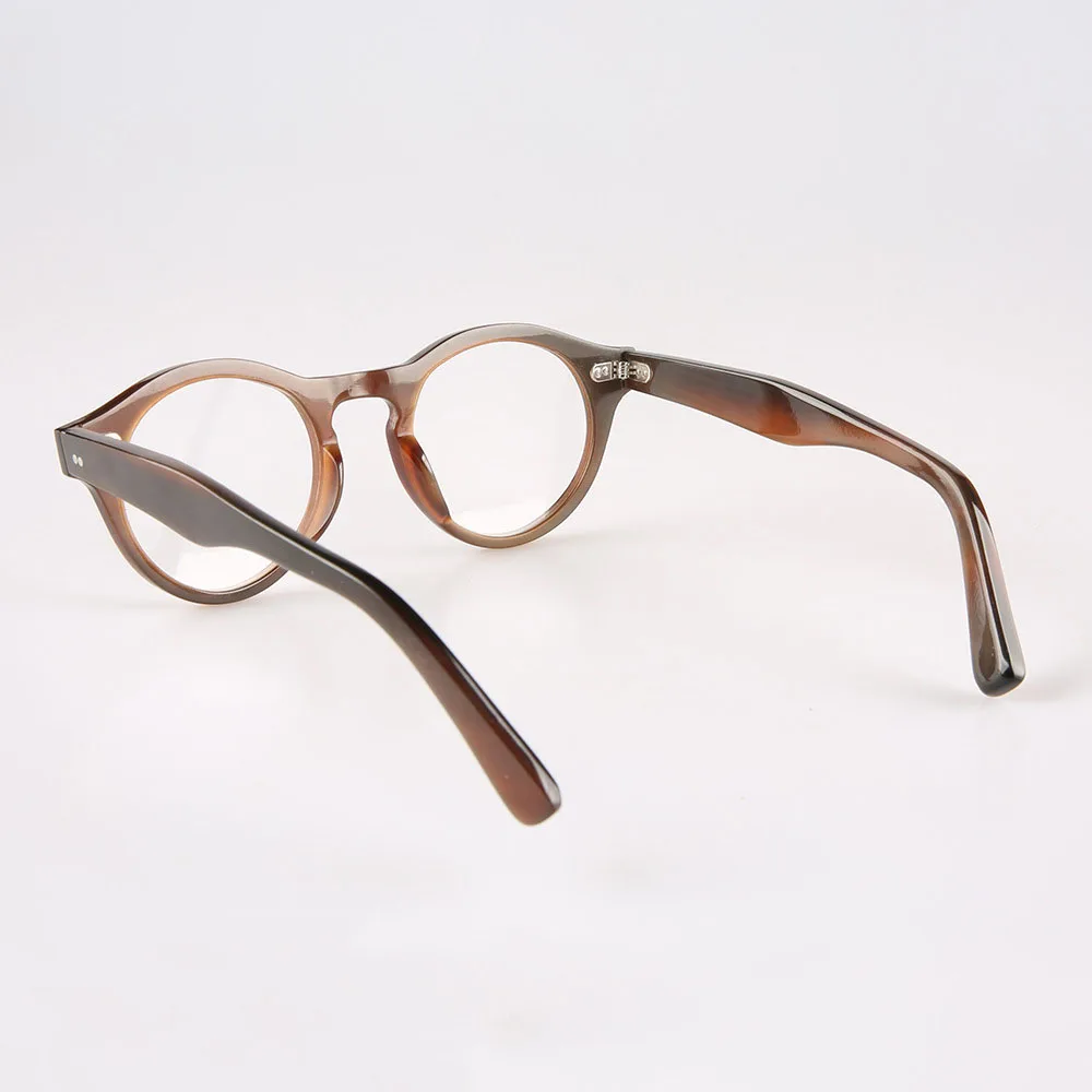 חדש בסגנון קלאסי בציר טבעי בעבודת יד קרן משקפי שמש אופטיות מרשם מסגרות משקפיים נשים גברים Readinbg משקפיים מסגרת
