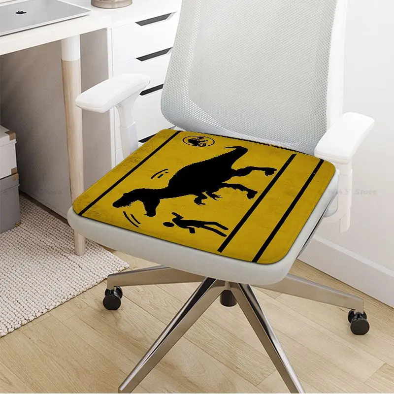 דינוזאור איסור סימן האירופי כרית המושב משק הבית כרית קטיפה רכה הכיסא שטיח החורף משרד בר הכיסא מחצלת Pad