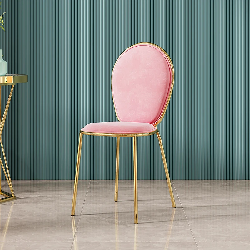 נורדי יוקרה כסאות אוכל סלון מודרני מינימליסטי כסאות אוכל, שידה משענת Silla נורדיקה פריטים ביתיים WZ50DC