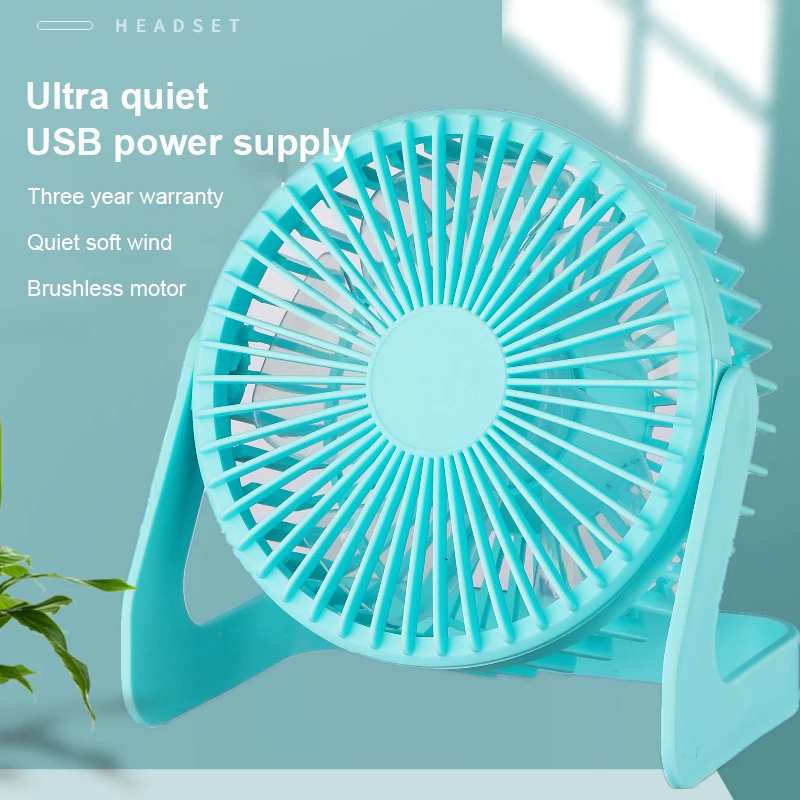 שולחן העבודה מאוורר חשמלי נייד מיני מאוורר USB 360 מעלות מתכווננת סיבוב הקיץ אוויר קריר יותר אוהדים כלים ביתיים הביתה appliance