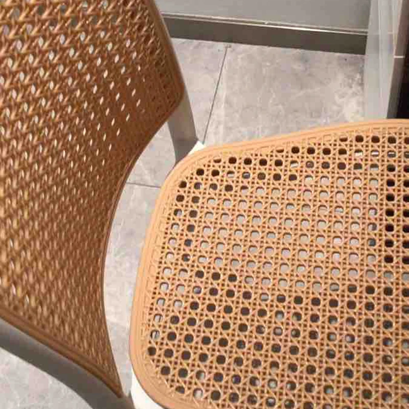 המטבח פלסטיק נורדי כסאות אוכל קש המודרני סלון מרפסת חיצונית הכיסא להירגע Sillas פארא Comedor רהיטים WK50DC