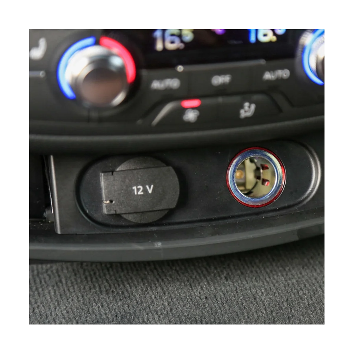 הרכב האחורי במרכז לוח השעונים לשקע המצית 12V שקע חשמל הרכבה עבור אאודי A6 C7/S6/Avant Quattro A7 4G0919565