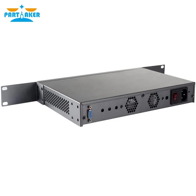 Partaker R3 Firewall Appliance חומרה עם אינטל i3 7100U ליבה כפולה 6*מידע i211 LAN חומת האש תמיכה pfSense מכשיר