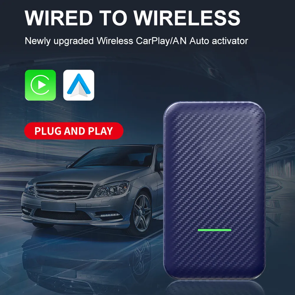 CarPlay מתאם אלחוטי תמיכה CarPlay / אלחוטית אוטומטית WiFi CarPlay מתאם רכב מערכת חכמה