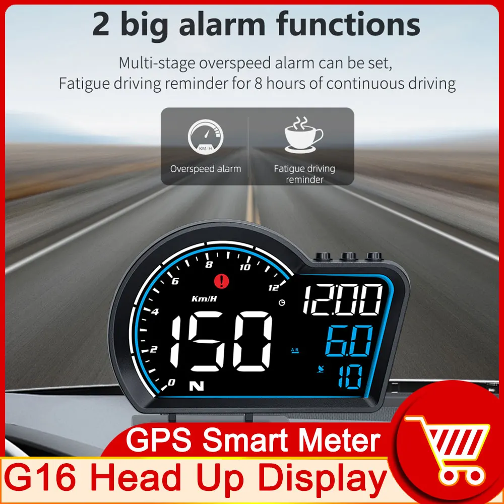 G6 GPS HUD מד מהירות קמ 