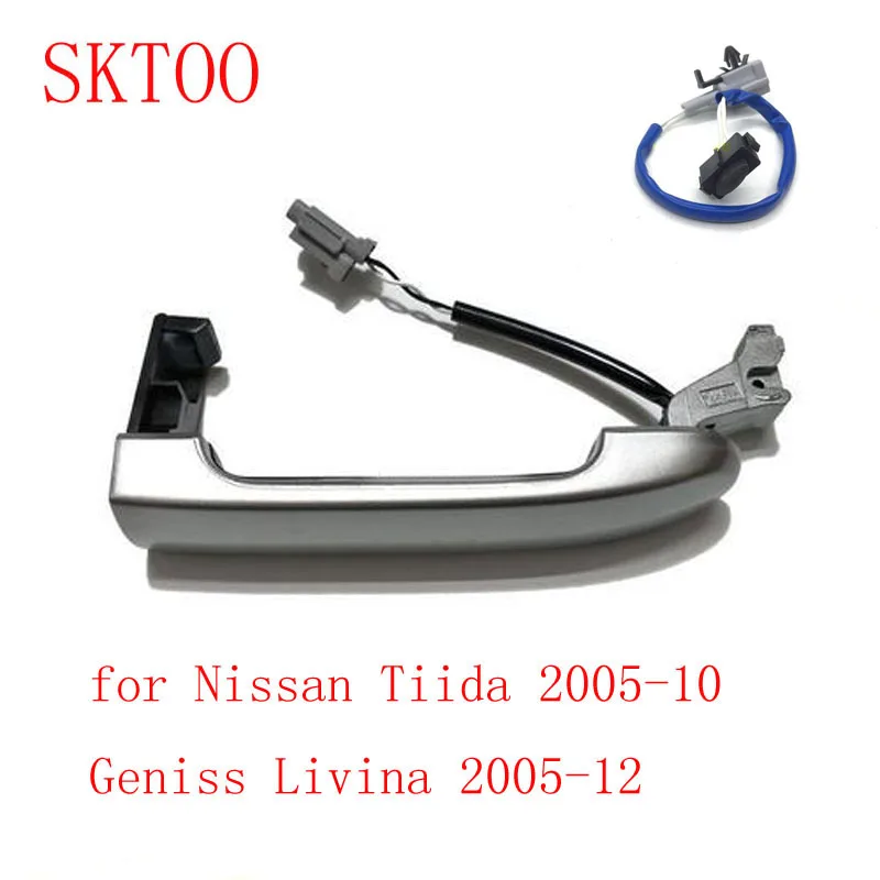 המכונית החיצוני ידית הדלת אינטליגנטי חש לחצן מתג ניסן Tiida 2005-10 Geniss Livina 2005-12
