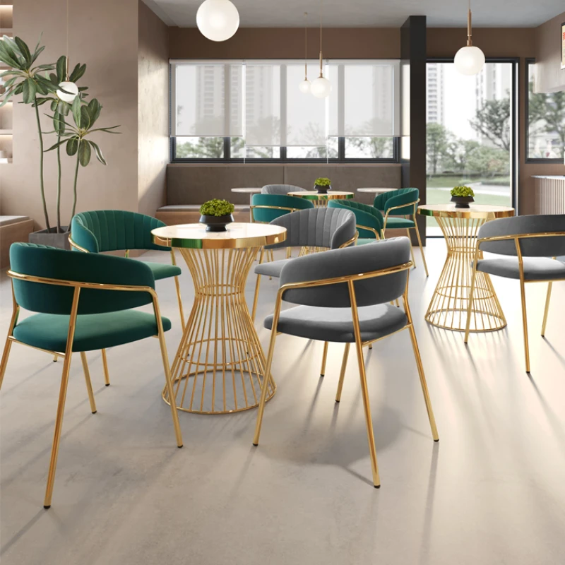 נורדי יוקרה כסאות אוכל סלון מודרני מינימליסטי כסאות אוכל, שידה משענת Silla נורדיקה פריטים ביתיים WZ50DC