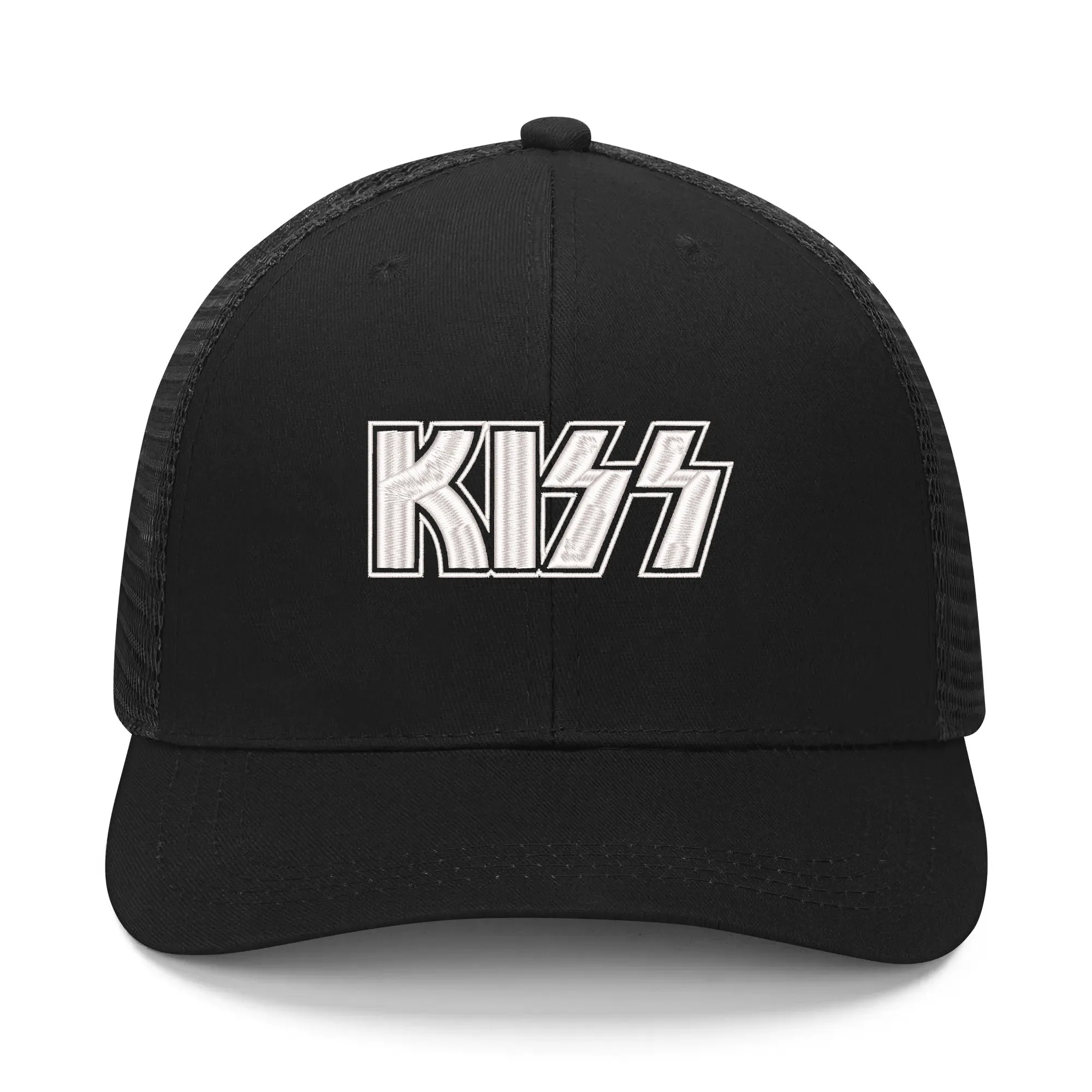 נשיקה מתכת להקת רוק רקמה כובע Mens Womens ספורט בייסבול כובע היפ הופ לנשימה קיץ הכובעים בהזמנה אישית כובעי לוגו