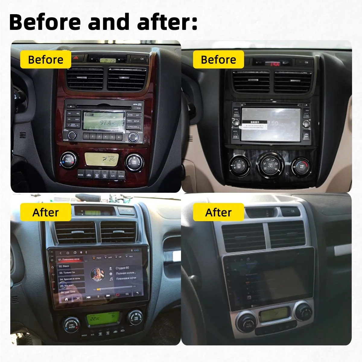 2 Din Autoradio עבור KIA Sportage 2007-2013 רדיו במכונית סטריאו WiFi Carplay ניווט GPS מולטימדיה נגן וידאו יחידת הראש