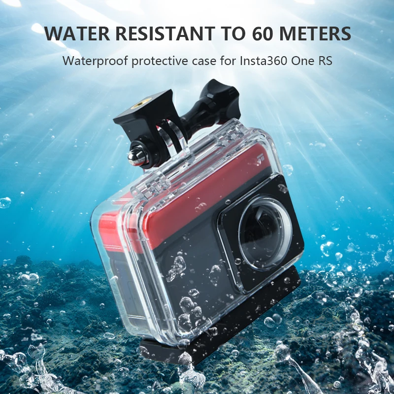 30m צלילה במקרה Insta360 אחד RS כפול עדשה מקרה עמיד למים עבור Insta360 4K עדשה עמיד למים תיבת כיסוי מעטפת מגן