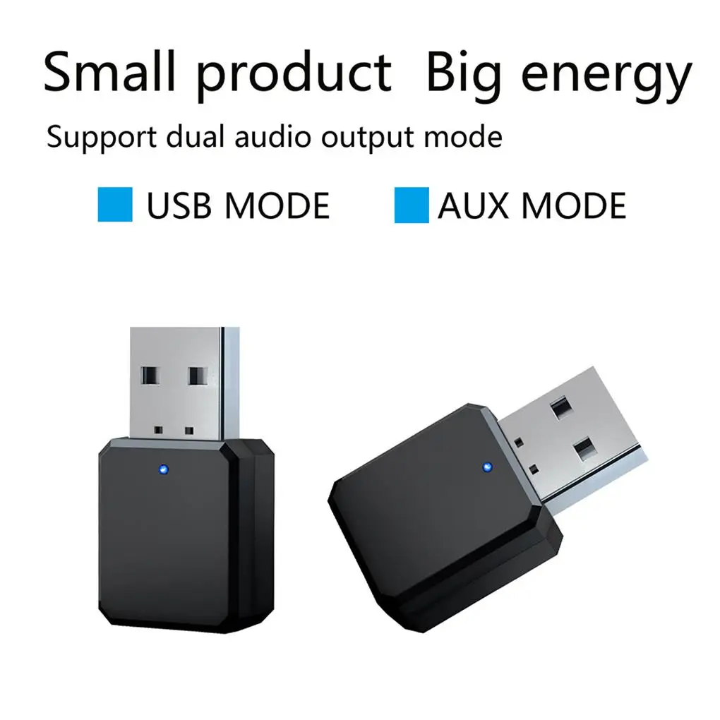 5 1 אודיו מתאם USB מכשיר קטן בגודל אלחוטית Aux ממיר חיבור אביזר Bluetooth תואם מחבר