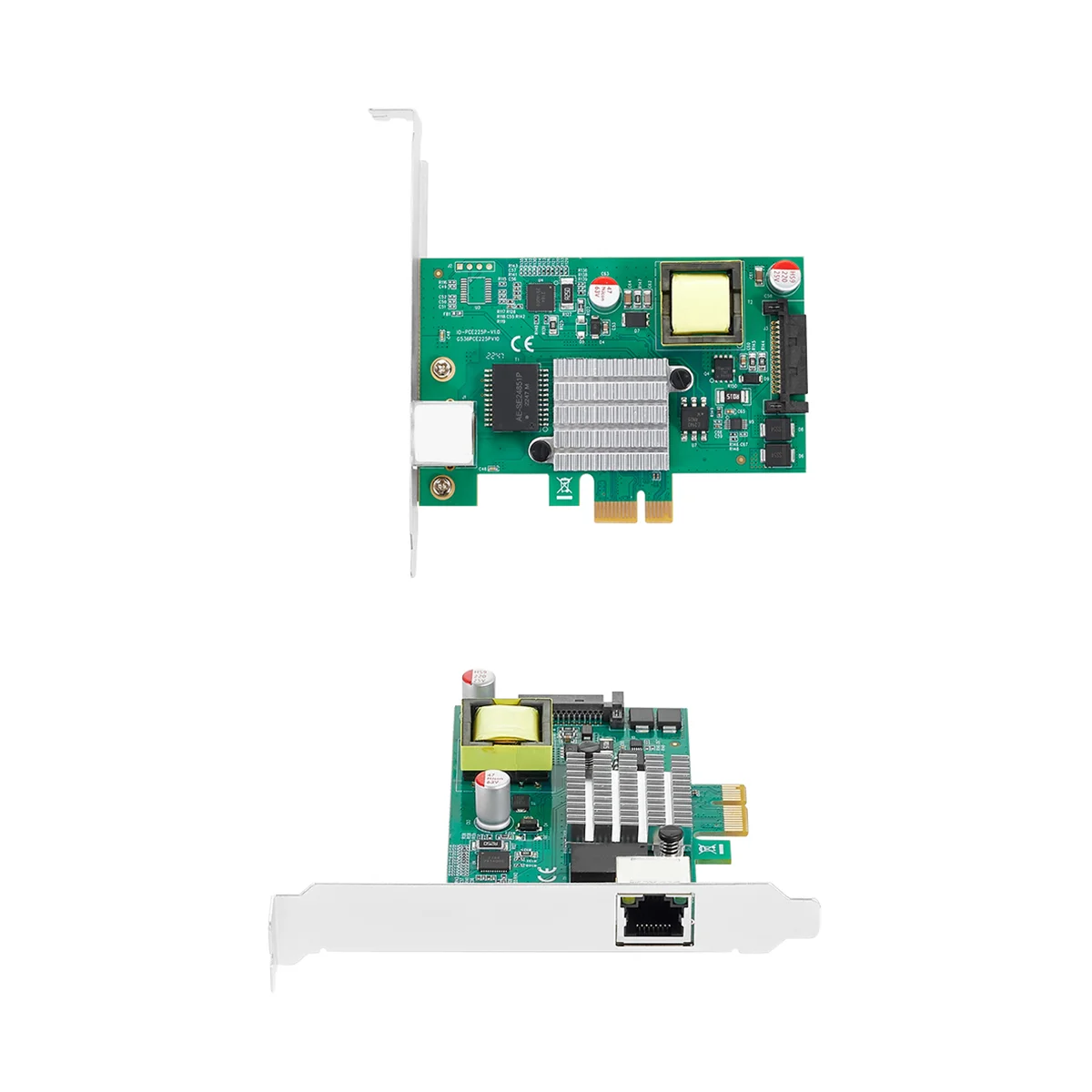 PCIE 2.5 G פו Gigabit כרטיס יחיד יציאת RJ45 Gigabit PCIe X1 PoE+ Ethernet כרטיס רשת מסגרת 802.3 At I225 צ ' יפ