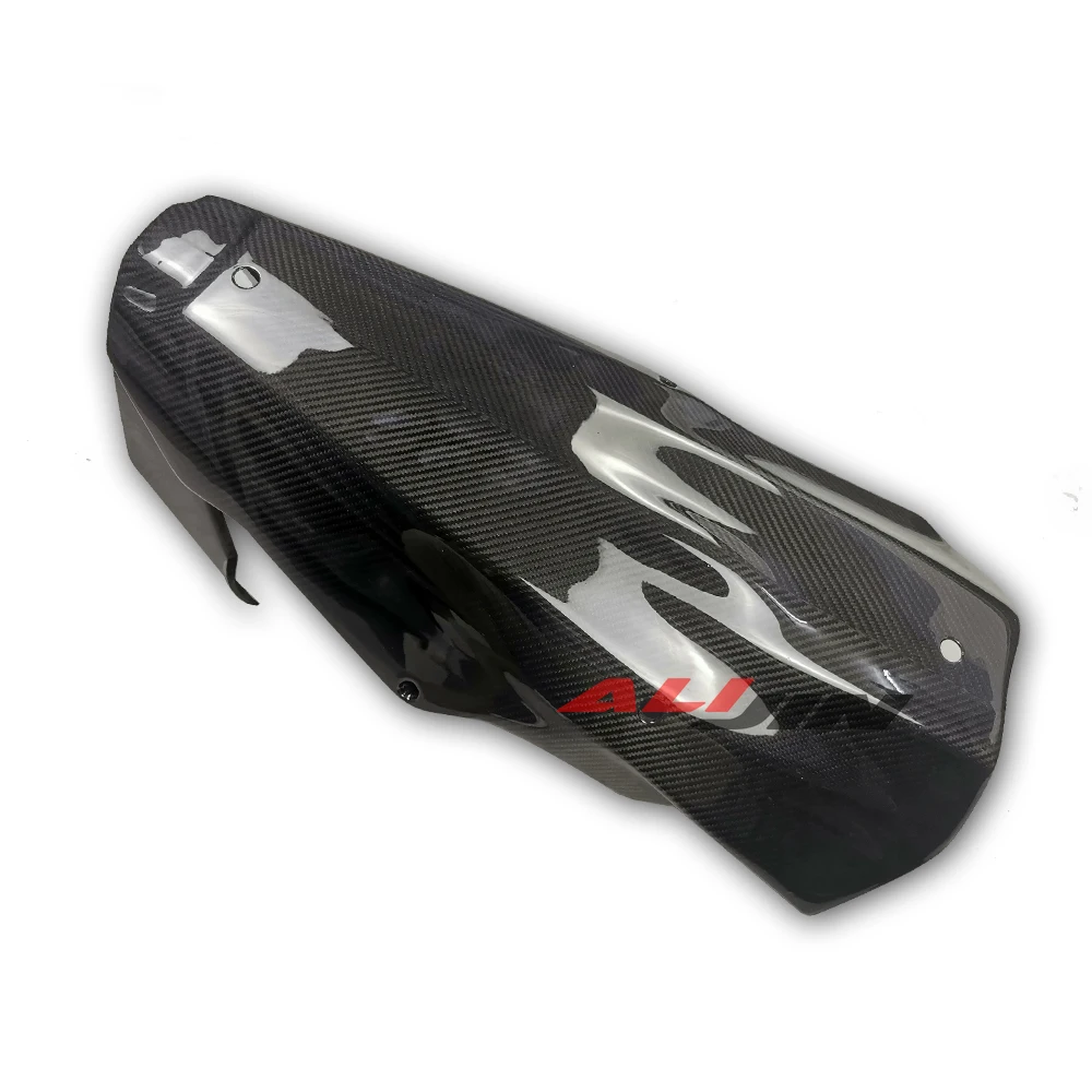 אמיתי סיבי פחמן עבור Aprilia RS660 Tuono 660 2021-2023 2022 אופנוע נמוך מירוץ הבטן פן פליטה מגן החום תחת Fairing