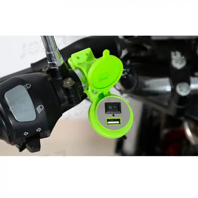 12V USB אופנוע השסתום עמיד למים להחליף טלפון נייד מתאם מטען על האופנוע